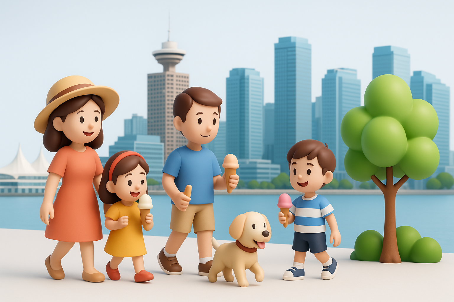 Vancouver Summer Scene: Ice Cream, Water Fights, and Dog Fashion Shows