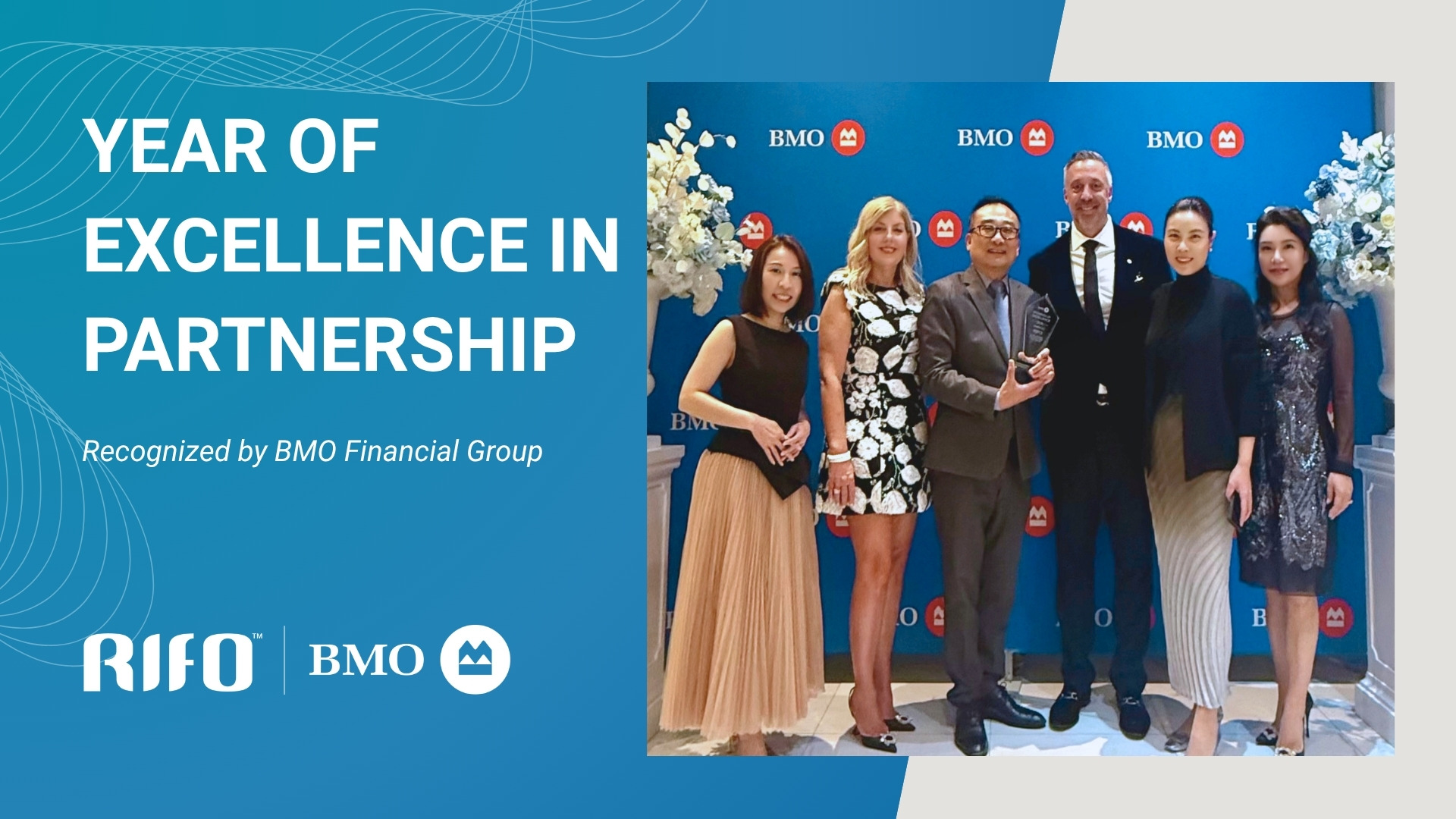 RIFO Celebrates Continued Partnership Excellence with BMO Award